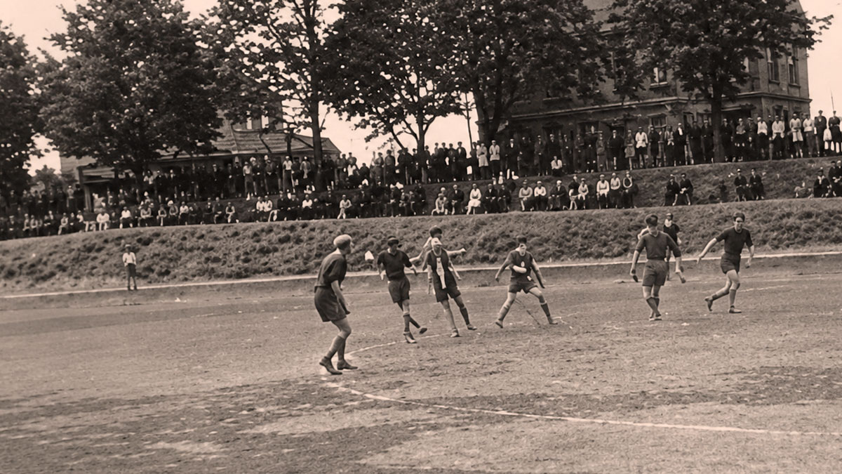 Historische Spielszene von Arminia Vechelde