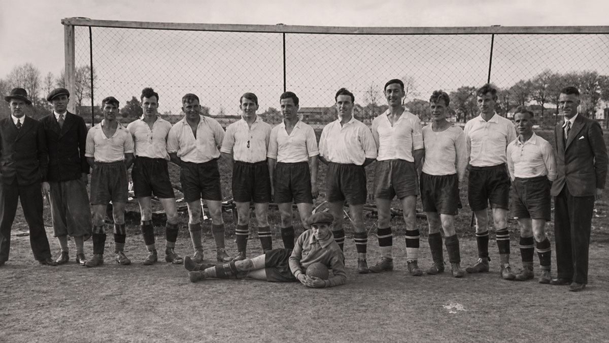 Herrenmannschaft von Arminia Vechelde im Jahr 1936