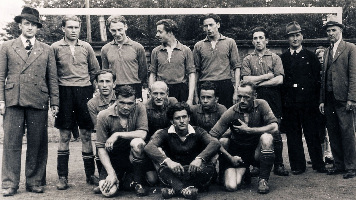 1. Fussballmannschaft des SV Arminia Vechelde im Jahr 1949